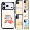 Hamsters Phone Case for iPhone 17 16 15 Pro Max Air 14 13 12 11 Plus Shockproof Cover