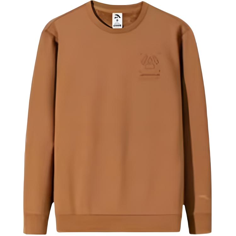 

Anta Mens Training Series Sport Simple Casual Round Neck Pullover Fleece Loose Sweatshirt Men sweatshirt 152447727N-2 M