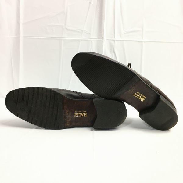 Bally Vintage Suisse Model Größe 12E Weite Passform Budapester Business Schuhe Braun Herren(GEBRAUCHT)