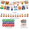 Anpanman Birthday Party Decorations Set Grateful Theme with Banner Cake Toppers Balloons for Kids Baby Shower Supply