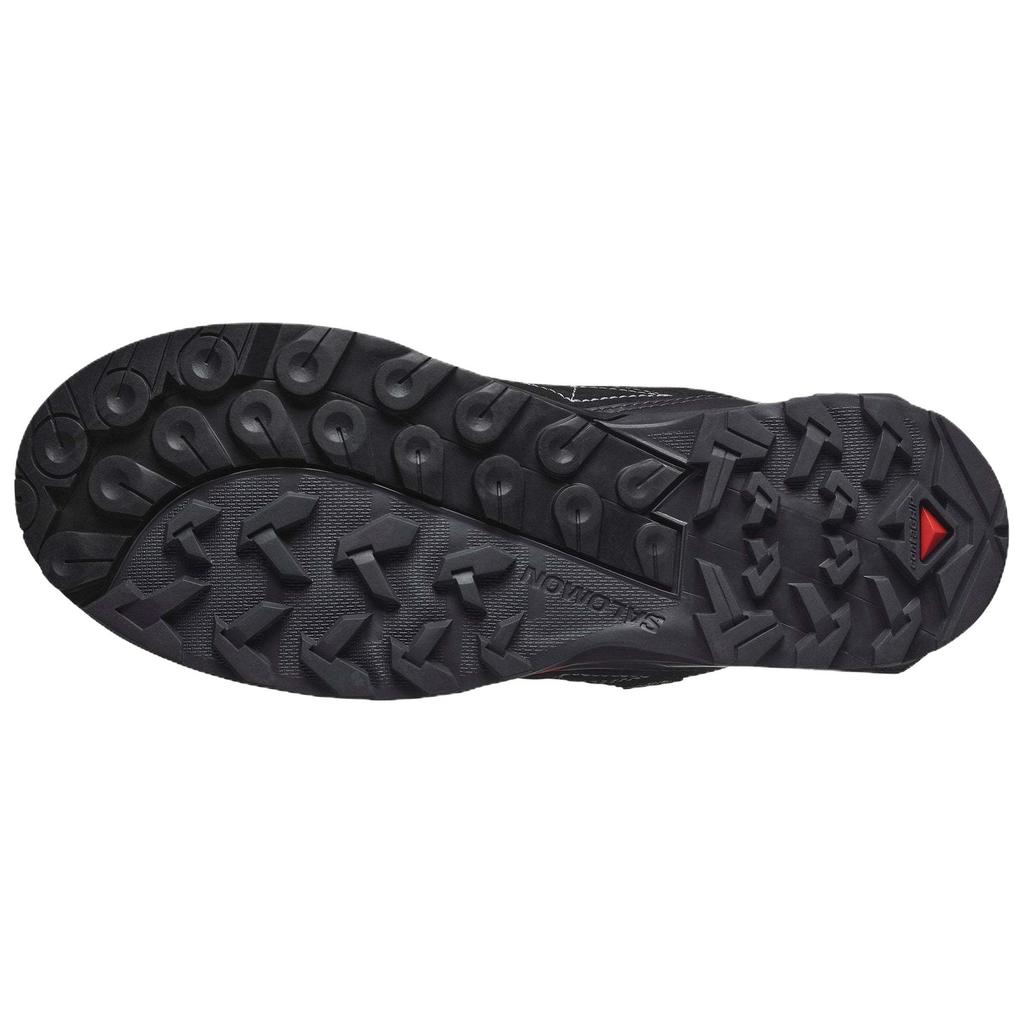 Salomon Gore-Tex Comfortable Soft Non-Slip Durable Low-Top Hiking Shoes Women hiking shoes Black Orange L47567300