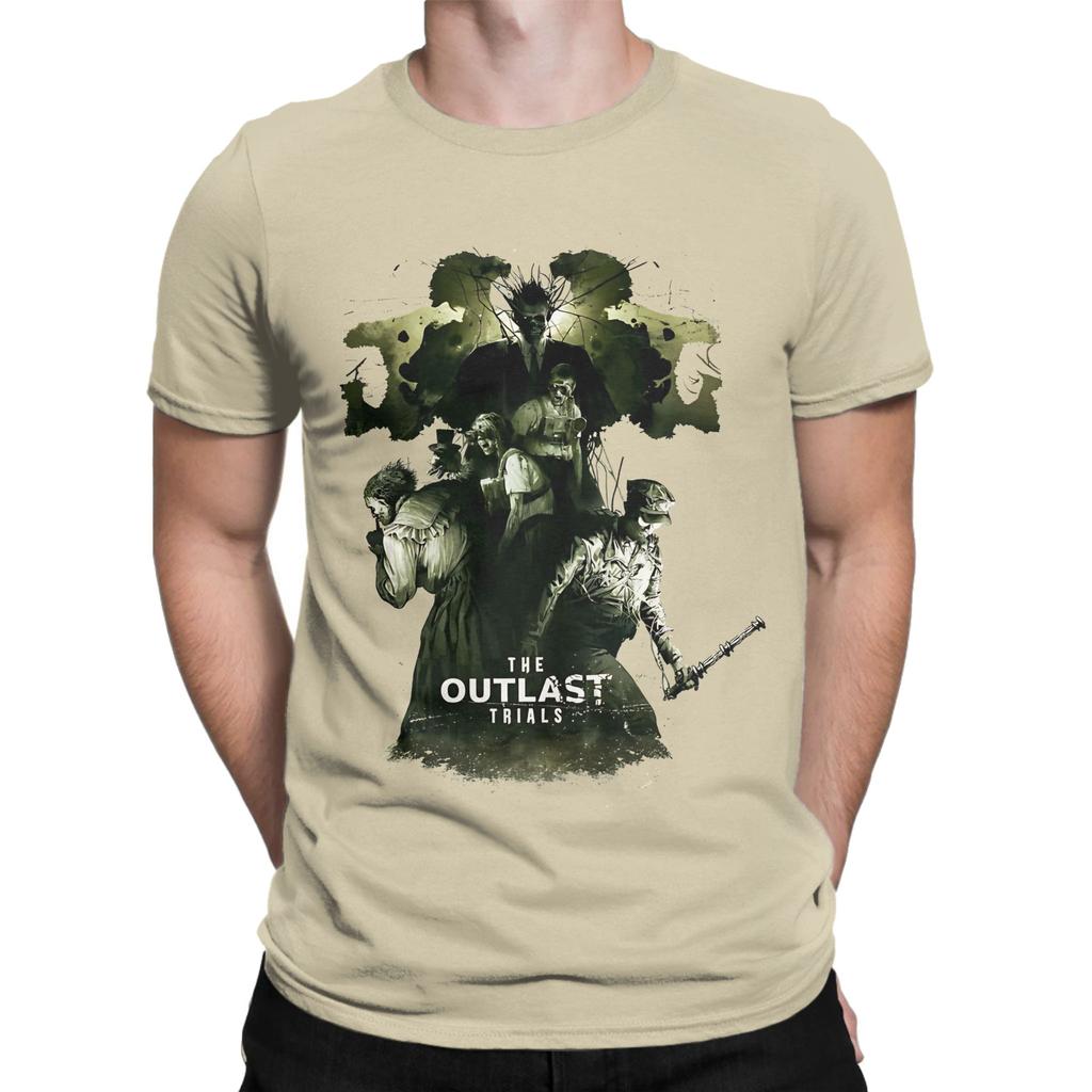 The Outlast Trials Artwork Unisex T Shirt Cool Tees Short Sleeve O Neck Tshirt 100 Cotton Gift Idea Clothing