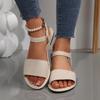 Fashion Wedges Heels Sandalias De Mujer 2025 Summer Shoes for Women Heeled Sandals Footwear Women Sandals Peep Toe Summer Sandals