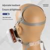 6200 Full-Face Gas Mask for Dustproof Grinding, Spray Painting, and Chemical Protection
