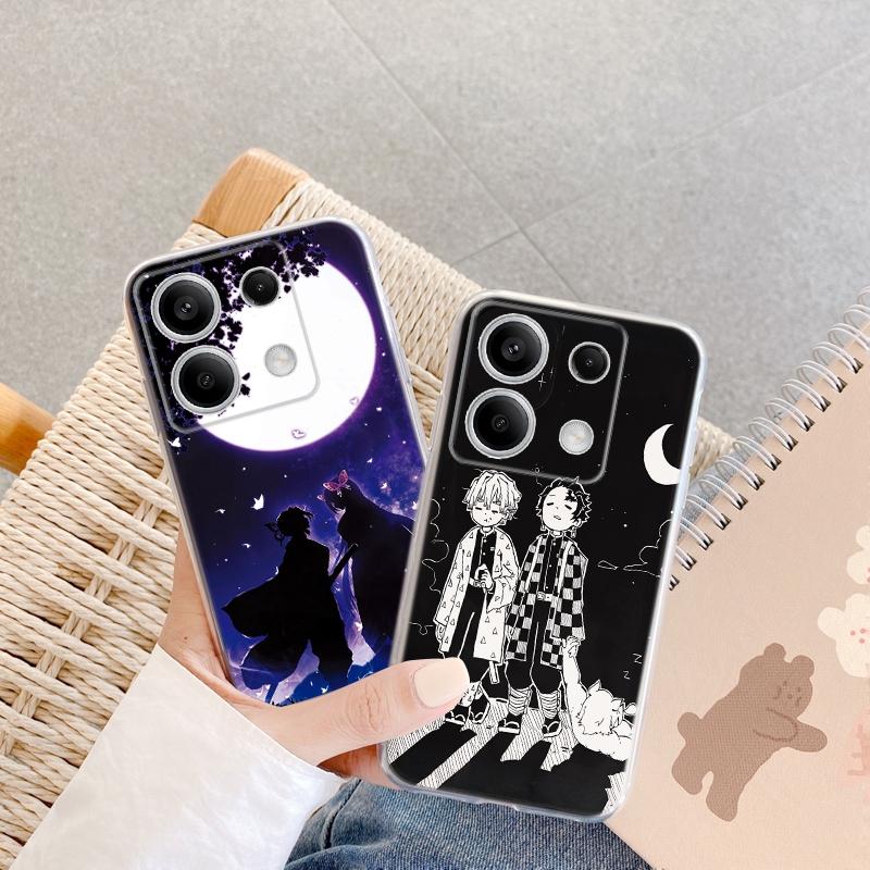 Cool Anime Soft Clear Silicone Case For Xiaomi Redmi Note 13 14T 15 Samsung A55 A35 S24 FE S25 iPhone Huawei Honor Camera Protective Shockproof Cover