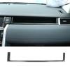 Stainless Steel Black Brushed Central Control Interior Decorative Sticker For Land Rover Discovery Sport 2015-19 Car Accessories