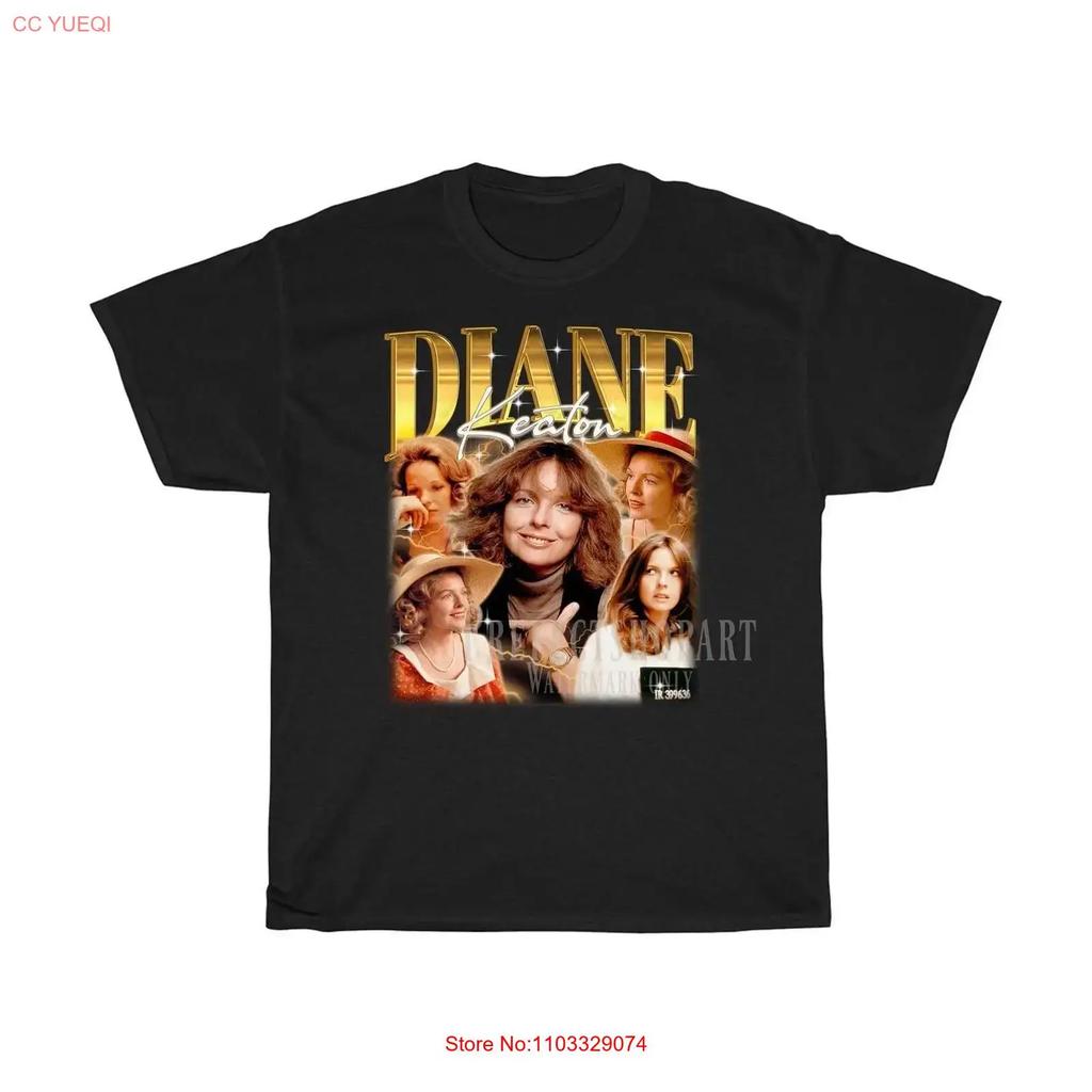 Vintage Diane Keaton 90s T shirt Allsize S 3XL vintage Washed Versatile Unisex designer clothes Stretched homme Comfortable