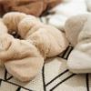 2005 Winter New Plush Fabric Scrunchie for Women, Simple Cat Ear Headband, Versatile Elastic Hair Tie