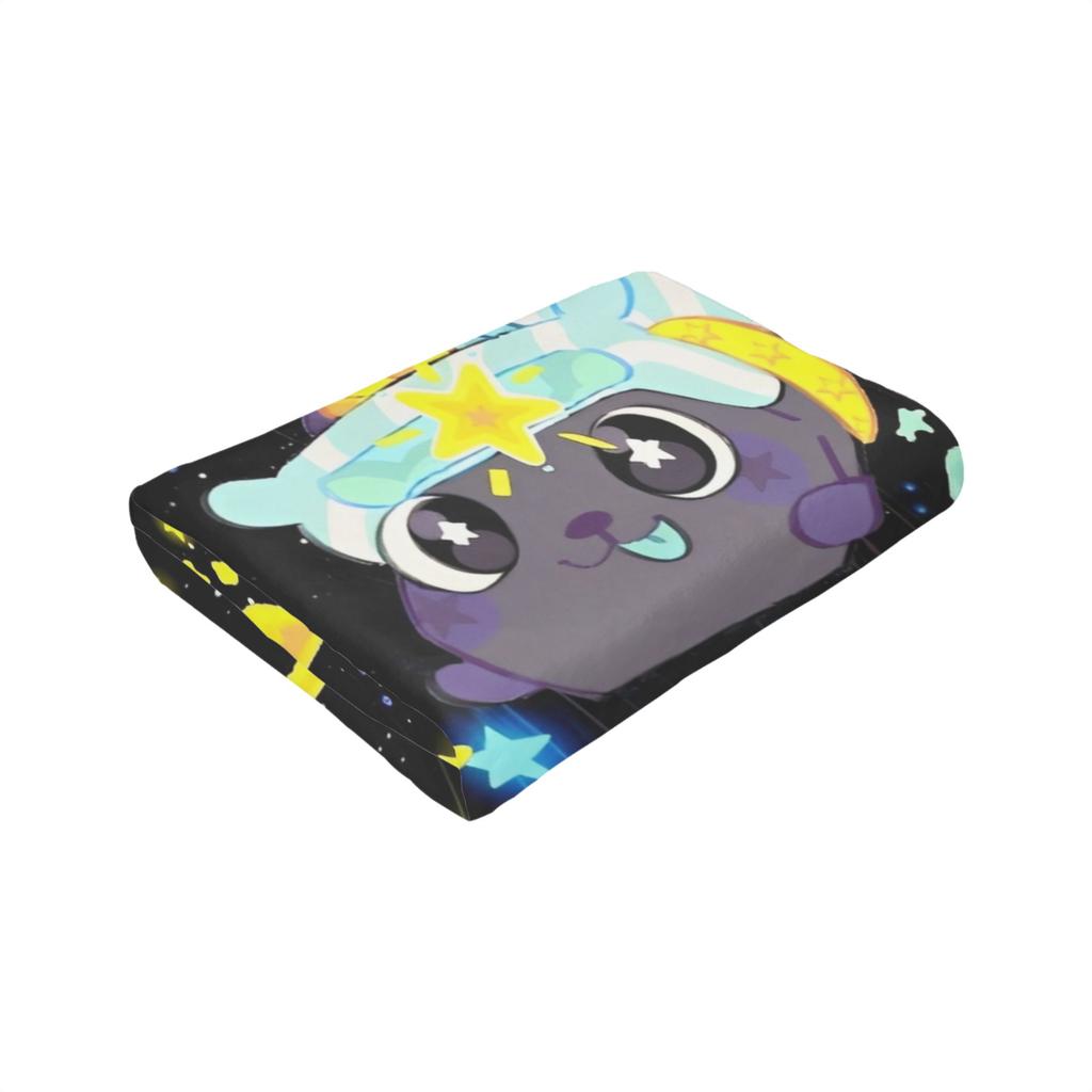 Super Soft Dandys World Pebble Throw Blanket Premium Fleece Flannel Lightweight Bed Blanket Fuzzy Plush Bedspread All Season Use