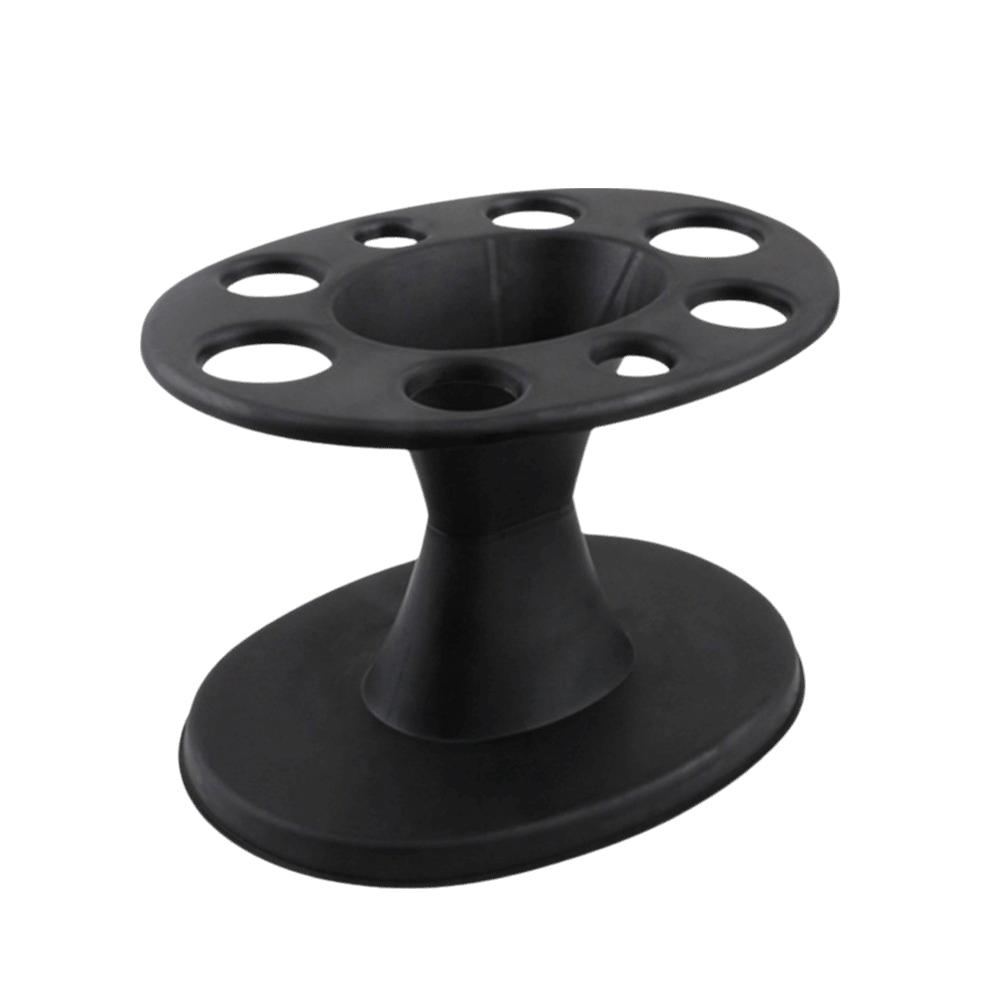 Circular Inserting Salon Barber Comb Storage Stand Round Rolling Display Stand Barber Shop