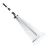 Greblă de Frunze Ajustabilă Retractabilă Extensibilă Metal Metalic Inoxidabil Gazon Curte Grădină Unealtă de Mână 15