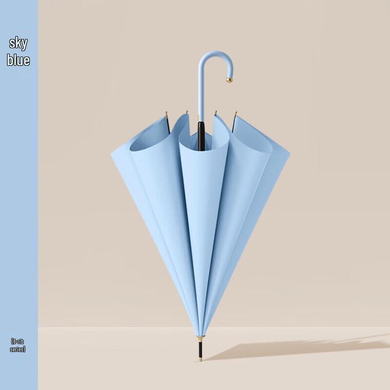 

MAYDU Elegant Long Handle Semi-Automatic All-Weather Umbrella