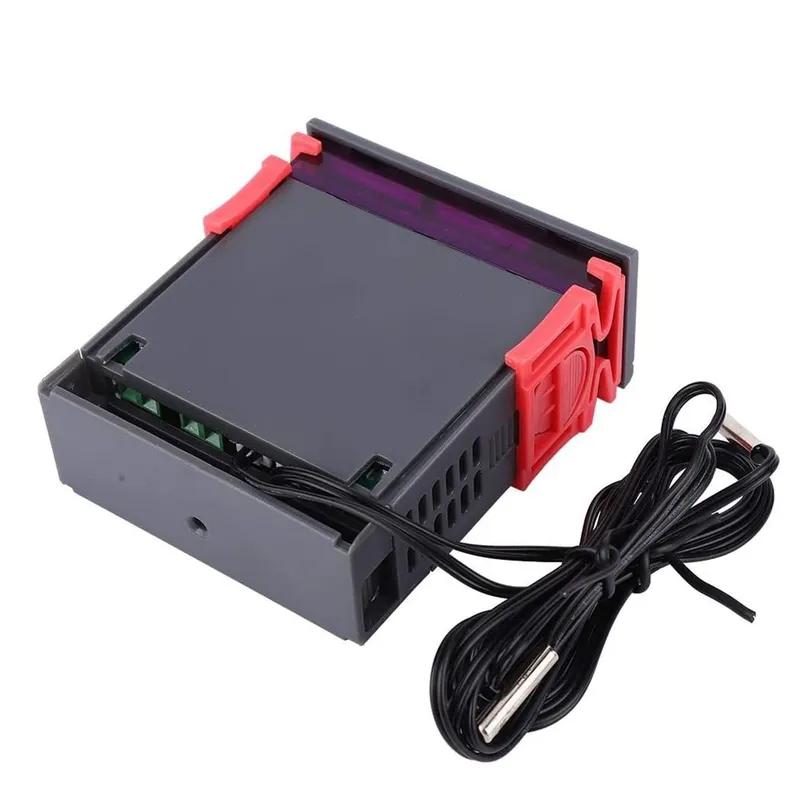 Controlador de Temperatura Digital Duplo STC-3008 Termostato com Saída de Dois Relés Aquecedor com Sonda 12V 24V 220V Geladeira Doméstica Frio Calor