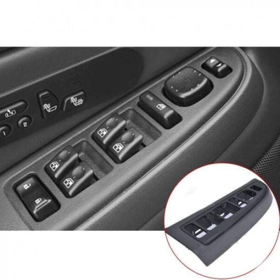 

NEW Front Left Window Switch Bezel Gray Fit For 03-07 Chevy Silverado GMC Sierra