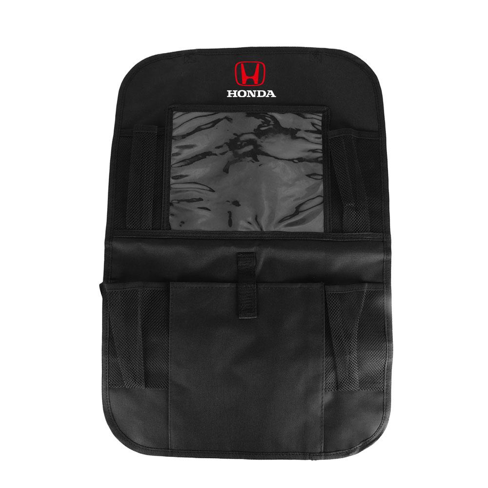 AAAKE1 Car Seat Back Storage Bag Tablet Phone Drink Snack Umbrella Organizer Box For Honda Mugen Typer ACCORD Airwave Avancier Civic
