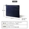 BLUE SINCERE genuine leather pouch for small items, perfect for men and women. This slim, slim, and compact pouch is perfect for makeup, cosmetics, or
