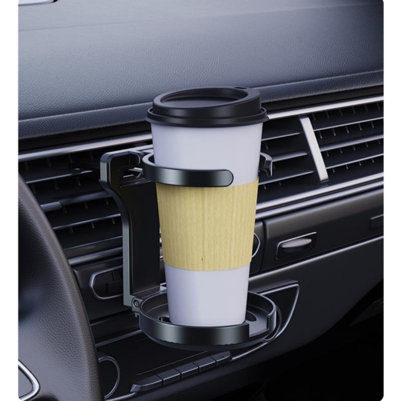 1 Piece Car Coffee Cup Foldable Stand Truck Cup Holder Anti-Slip Water Bottle Vent Mount Storage Organizer For Truck Van Rv