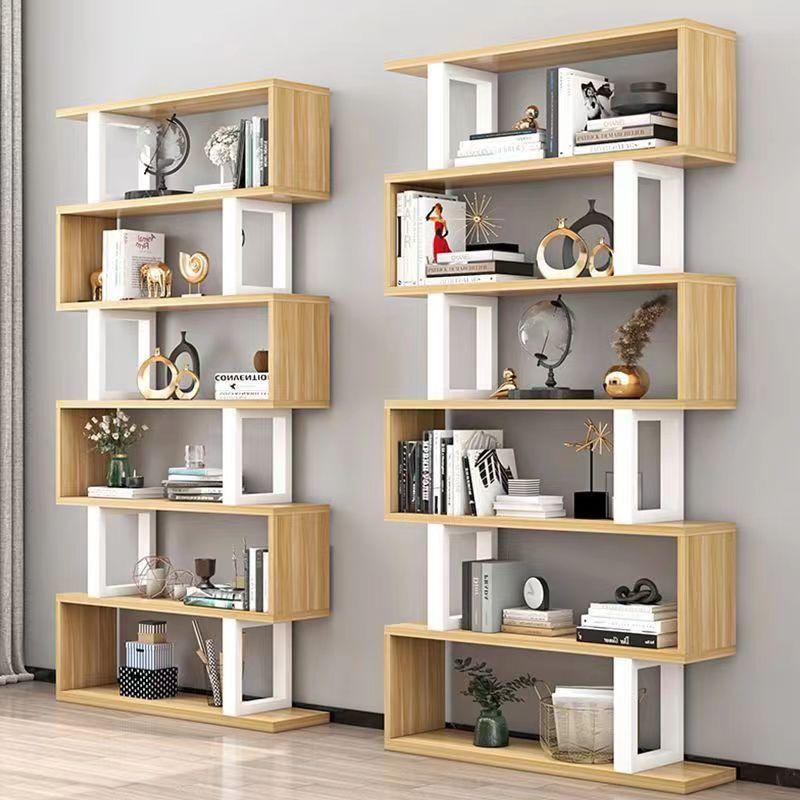 Modern Multi-layer Storage Shelf: Living Room Display & Bookshelf