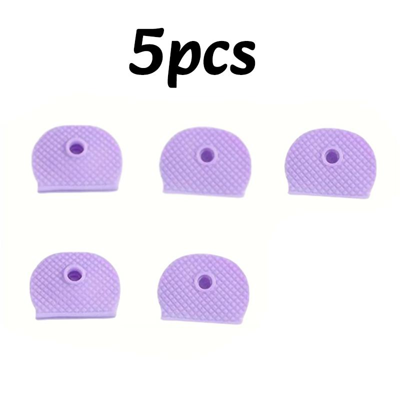 5-20 Stück Farbige Tastenkappen-Abdeckungen Elastischer Schlüssel-Identifikations-Organizer Weiche Silikon-Kappen Einfach zu identifizieren Universelle Schutzhülle