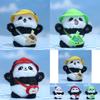 Cute Cartoon Panda Plush Toy Bag Pendant Super Soft Stuffed Animal Keyring