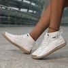 Women's Microfiber Casual Shoes Fashion Men's Driving Shoes Men's Lace Up Flat Shoes Comfortable  Loafers