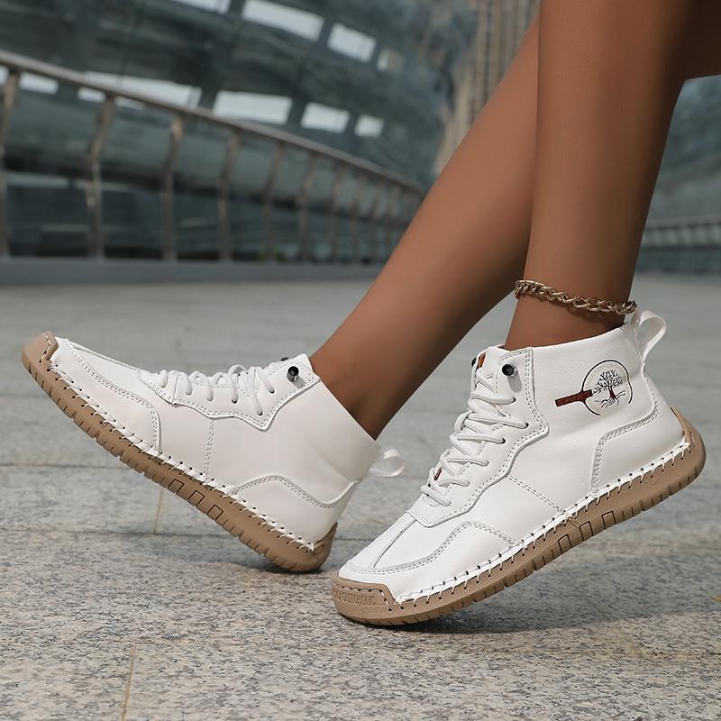 Women's Microfiber Casual Shoes Fashion Men's Driving Shoes Men's Lace Up Flat Shoes Comfortable Loafers