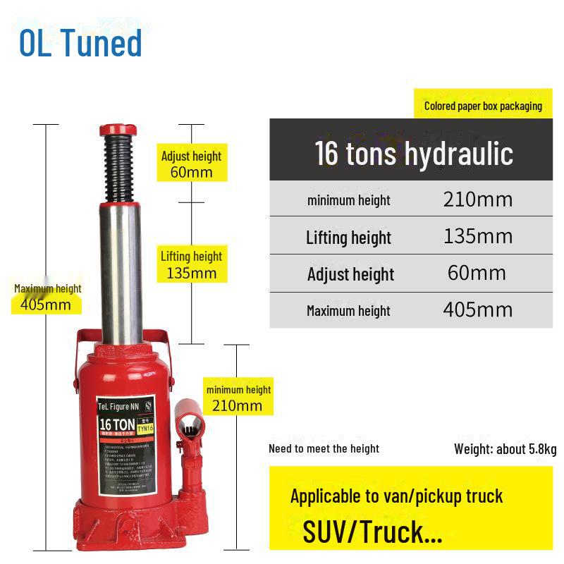 Hydraulic Car Jack for Off-Road Tire Changes (2T/3T)