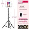 Floor Stand Multifunctional Tripod with Beauty Light for Live Streaming and Mobile Phone Holder.
