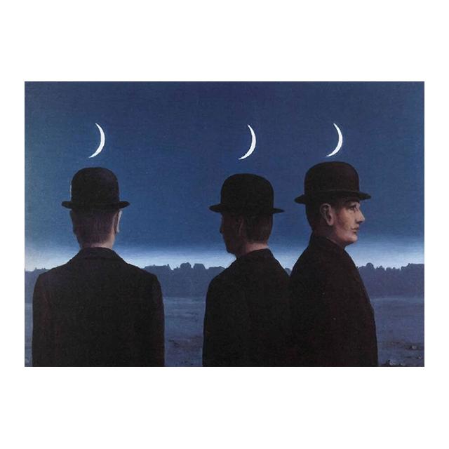 Rene Magritte Canvas Painting Surrealism Classic Artwork Reproduction Posters Print Wall Art Picture Home Decor for Living Room