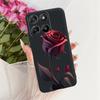 Modne etui na telefon z literami dla Motorola Moto G77 G67 Tylna osłona dla MOTO G67 G77 5G Miękkie czarne silikonowe etui