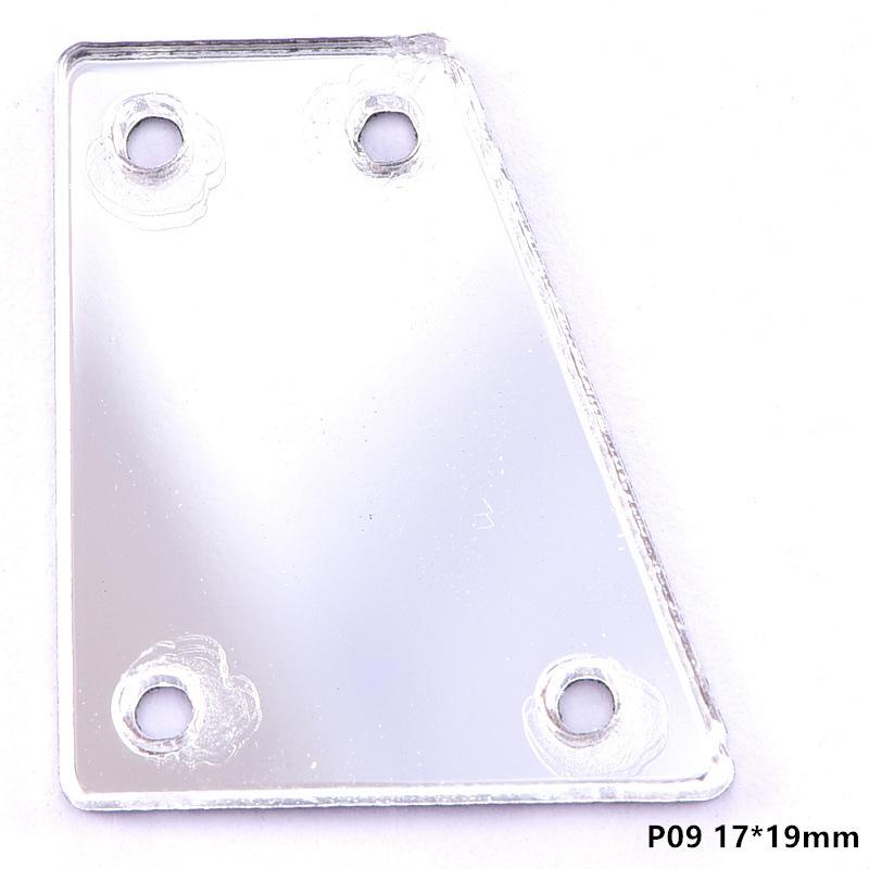 Acrylic Hand Seam Drill, Flat Bottom Special-Shaped Mirror Diy Clothing Decoration Jewelry Mirror Accessories Seam Drill