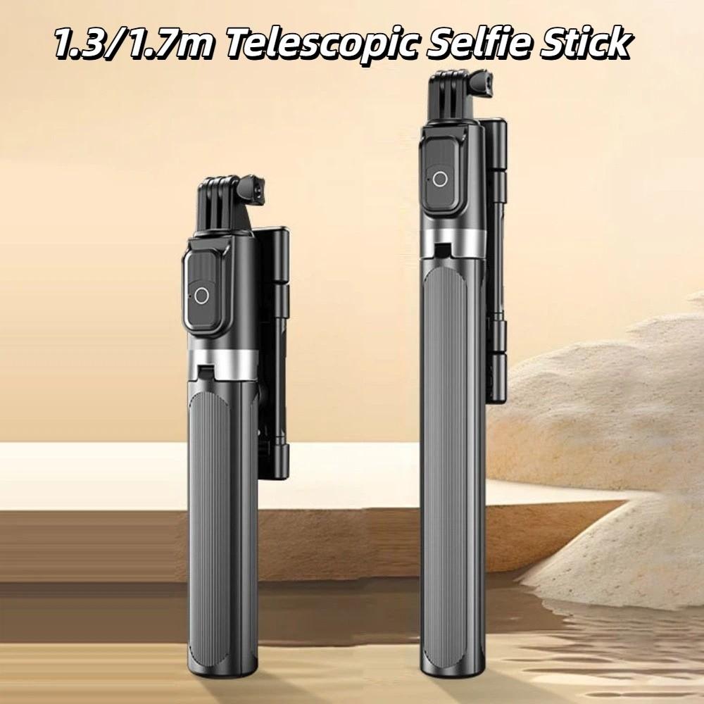 Portable Bluetooth Selfie Stick 1.3/1.7 M Selfie Stick Stand  Phone Accessories