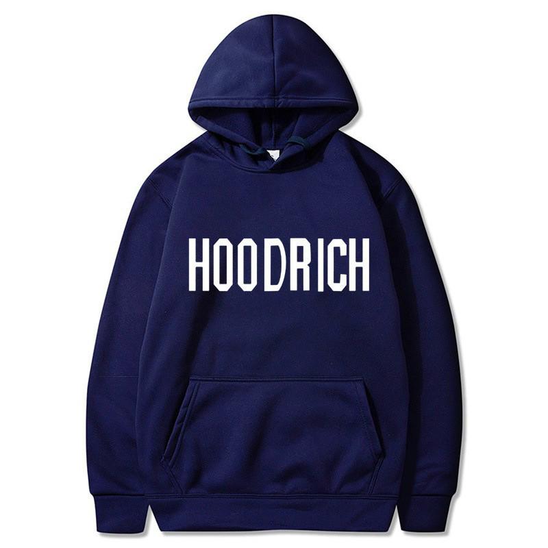 Hanorac Sport Casual Larg cu Imprimeu Litere Hoodrich