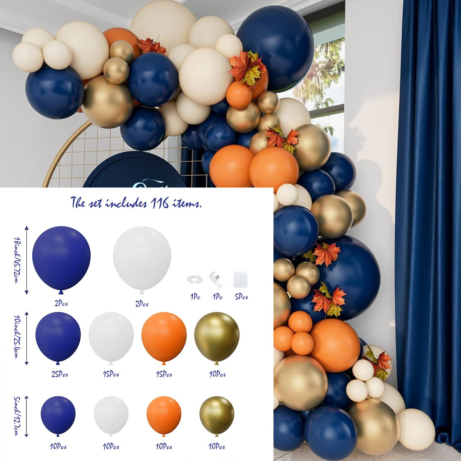 

The Autumn Collection Balloon Arch Set Includes Latex Balloons in A Variety of Colors for The Fall Thanksgiving Harvest Festival Other оранжевый