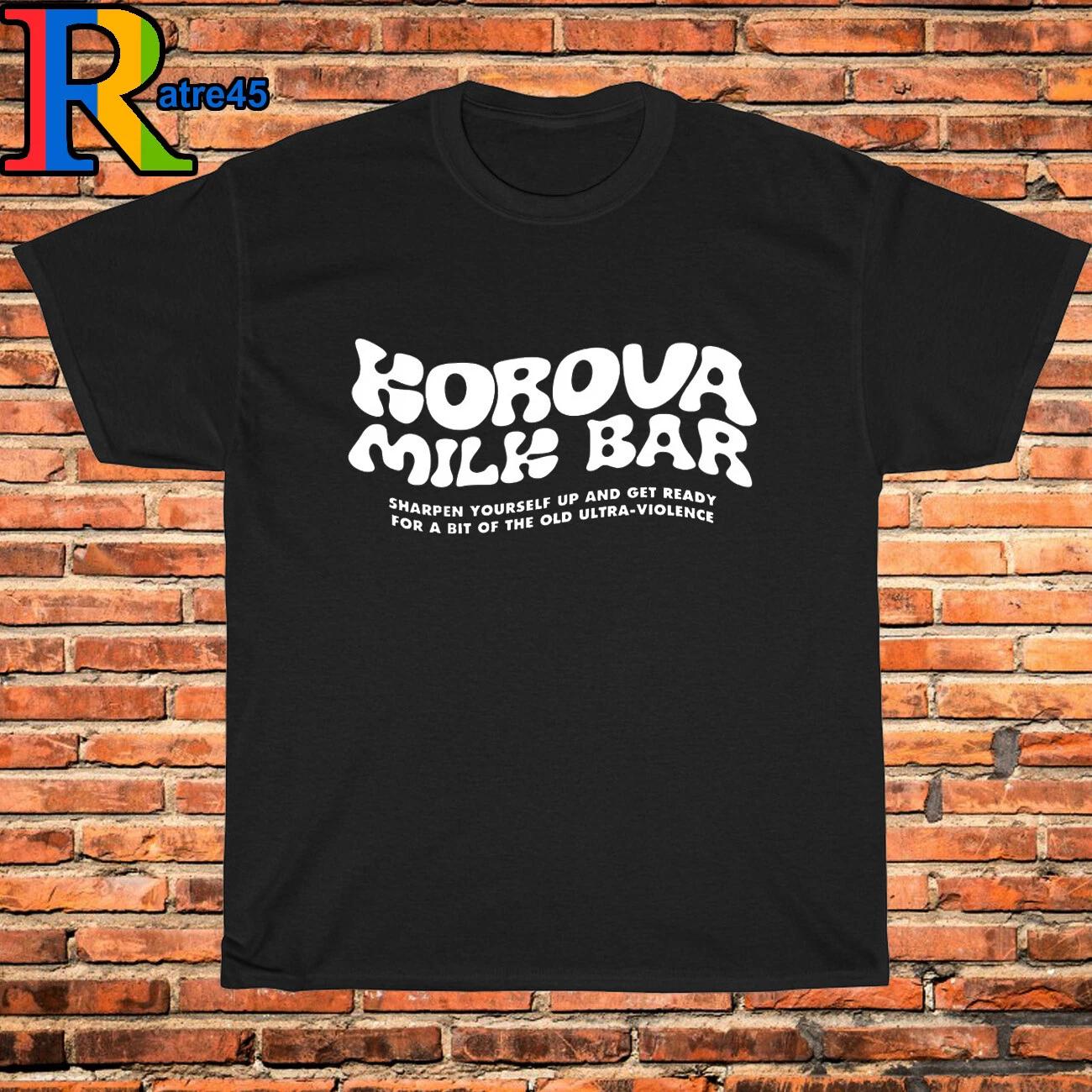 Men s and Women s T-shirts Korova Milk Bar Clockwork Orange S