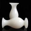 Set of 2 Jingde Ware Buddhist Altar Flower VaseFlower Stand, Mini Size, Celadon and White Porcelain, 12cm Tall, Stylish Buddhist Accessory, Ceramic