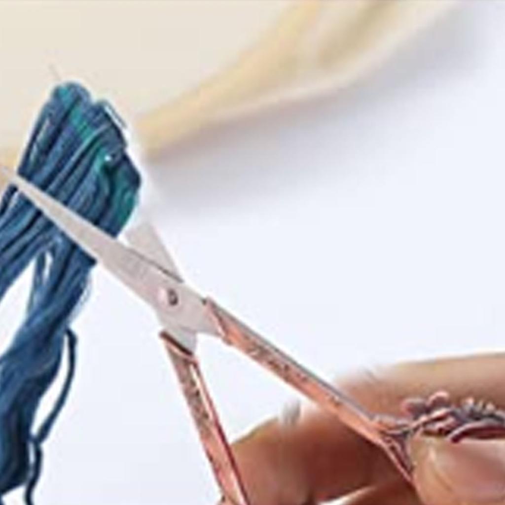 Vintage Scissors Stainless Steel Carved Handle Effort Saving Multifunction Craft Scissors for Embroidery Craft Art