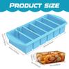 2/4/6 Grid Big Ice Tray Mold Silicone Freezer Tray with Lid Fridge Food Soup Storage Box Ice Tray Mold Ice Blocks Maker Model