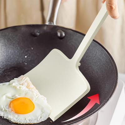 1 Stück Hochbelastbarer Hitzebeständiger Antihaft-Spatel - Weitmauldesign, Kratzfest, Nicht poröse Leicht zu reinigende Oberfläche - zum Wenden von Pfannkuchen, Eiern