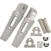 Motorcycle Footpeg Rear Footrest Foot Pegs Fits For 600 Silver#Rear#2