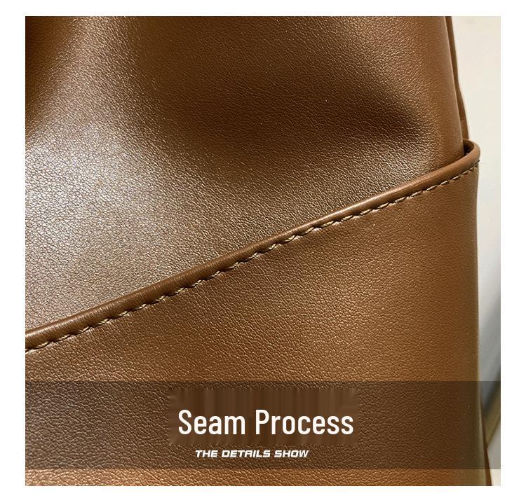 Dámská retro taška tote s velkou kapacitou - Jednoduchá ležérní taška přes rameno pro vysokoškolské studentky