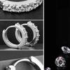 Single-row Flash Diamond Earrings Korean Joker Earrings Earrings Earrings European and American Silver Jewelry Earrings
