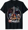 Retro 80s Warriors Group Vintage Circle Graphic T-Shirt Mens
