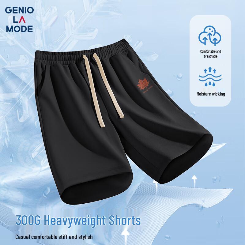Мужские летние повседневные шорты с принтом GENIOLAMODE XL