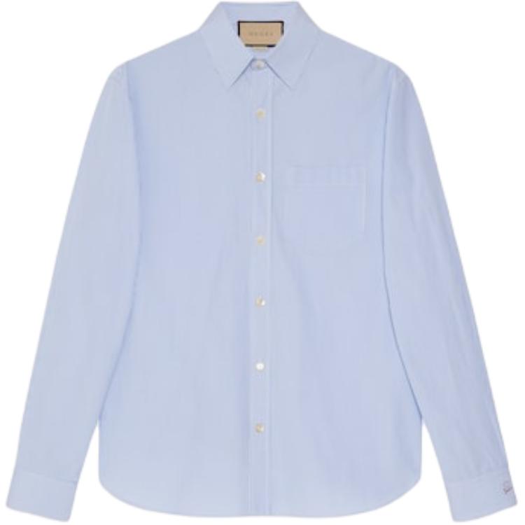 Gucci Pinstriped Buttoned Shirt 751065ZANYM9716