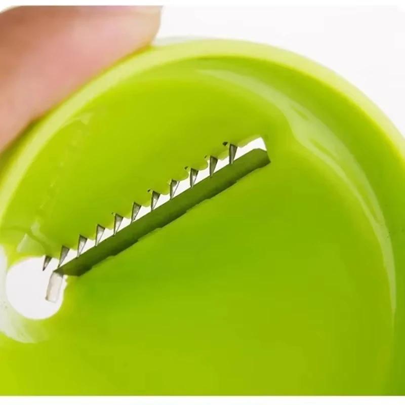 Manual Multifunctional Spiral Shredder Peeler – Kitchen Tool for Potato, Carrot, Radish & Vegetable Fruit Grating