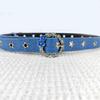 Flower Waist Chain Vintage Flower Denims Belt for Women Proms Stage and Club Party Casual Wear Elaborate Jewelry