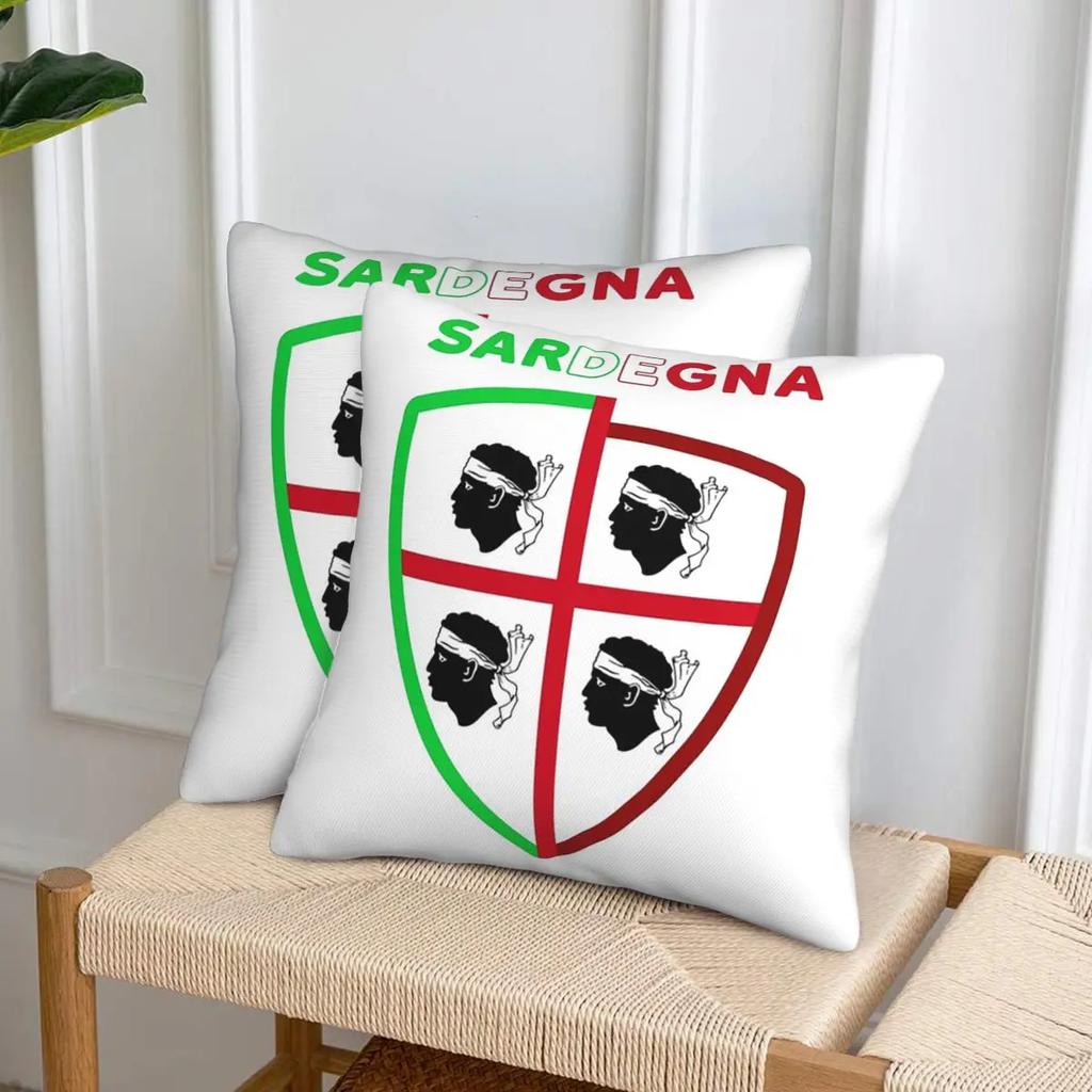 Corsica Flag French Corsican Pride 2 Pcs Square Pillowcase Pillow Cover Cushion Zip Decorative Comfort Throw Pillow For Home Car