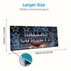 Dallas Cowboys Logo Farbe Mauspads Großes Gaming Tischkissen Rutschfestes Laptop Tablet Großes Mauspads XXL Matte Mini PC Spielmatte Mit Verriegeltem Rand