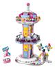 LOZ 1727 Dream Amusement Park Drop Zone Tower Architecture 3D Model DIY Mini bloky Cihly Stavebnice Hračka pro děti Dárek Bez krabice